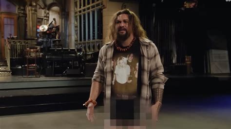 jason momoa naked|Jason Momoa Gets Naked (Again) to Promote SNL Appearance